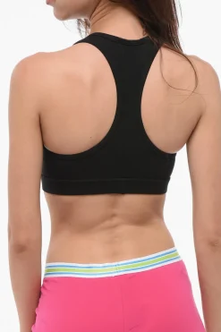 Reggiseno Sportivo In Cotone con Logo Frontale>Dsquared2 Outlet