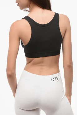 Clearance Reggiseno Sportivo in Tessuto Coste Donna Intimo
