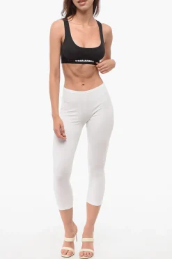 Clearance Reggiseno Sportivo in Tessuto Coste Donna Intimo
