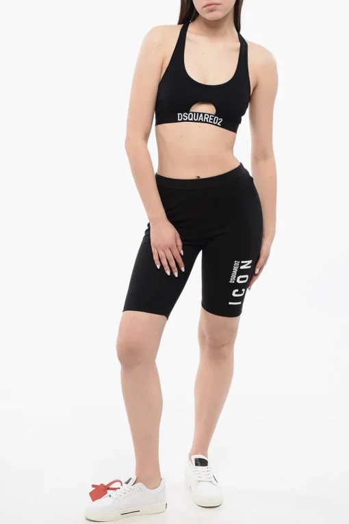 Reggiseno Sportivo senza Ferretto con Dettaglio Cut-Out>Dsquared2 Hot