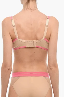 Reggiseno Trasparente con Ferretto e Bordi a Contrasto>Maison Lejaby Fashion