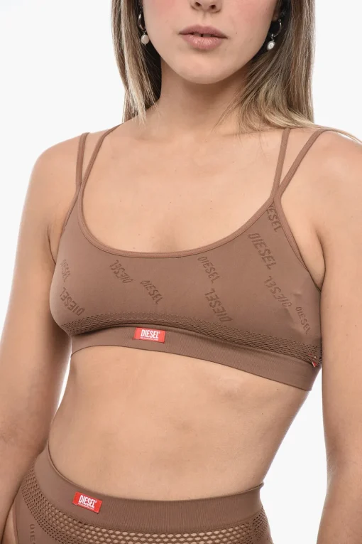 Reggiseno TRILLY con Logo Ricamato>Diesel Outlet