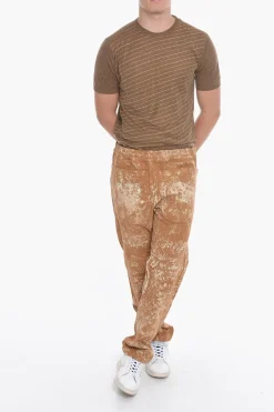 REYKJAVIK Pantaloni Overdyed Effetto Acid Wash></noscript>Ranra Outlet