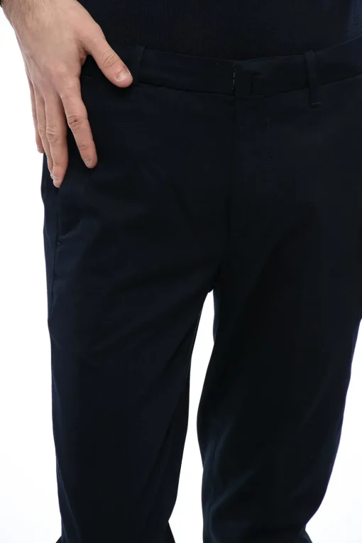 Sale ROAD TO EXCELLENCE Pantaloni Chino in Cotone Stretch Uomo Pantaloni