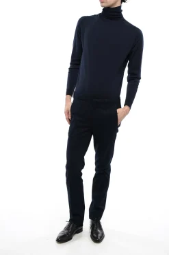 Sale ROAD TO EXCELLENCE Pantaloni Chino in Cotone Stretch Uomo Pantaloni