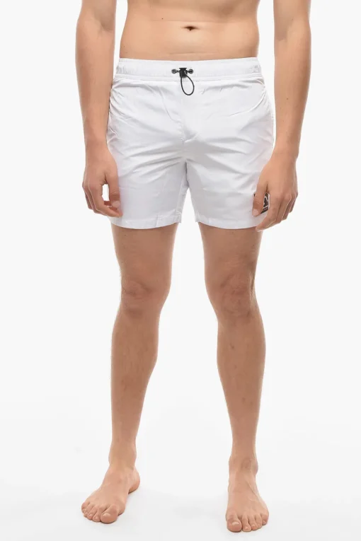 Sale RUE ST-GUILLAUME Costume da Bagno Boxer BASIC in Tinta Unita con 3 Tasche Uomo Costumi Da Bagno