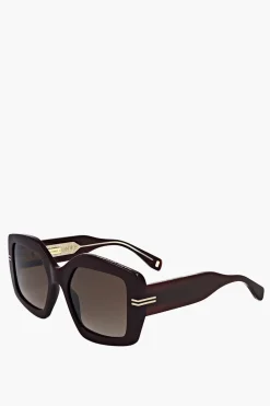 RUNAWAY Occhiali da Sole Rectangular con Lenti Sfumate>Marc Jacobs Online