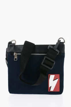 Fashion Sacoche in Nylon con Tracolla Removibile Uomo Borse A Spalla