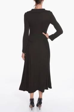 SALON 01 Maxi Abito a Maniche Lunghe in Jersey>Bottega Veneta Online