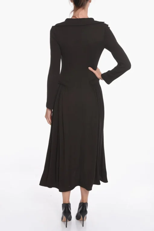 SALON 01 Maxi Abito a Maniche Lunghe in Jersey>Bottega Veneta Online