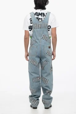 Salopette FUORI! In Denim Stampato>Gucci Discount