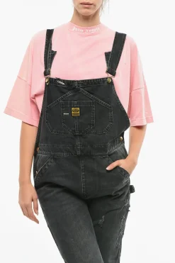 Salopette in Denim con Bottoni Logati e Dorati></noscript>Washington Dee Cee Discount