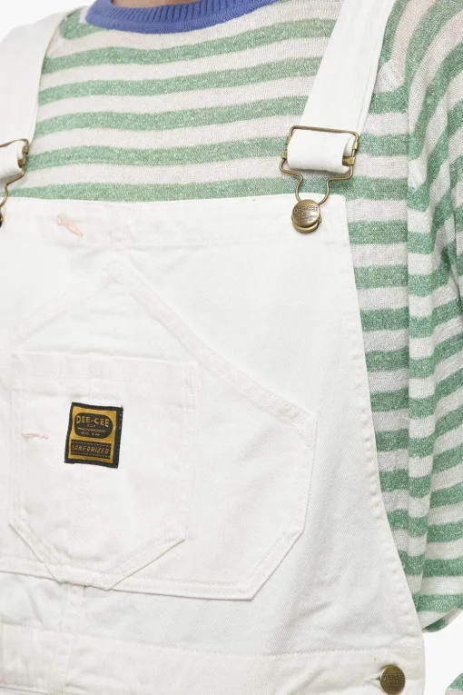 Salopette in Denim con Bottoni Logati e Dorati>Washington Dee Cee Online