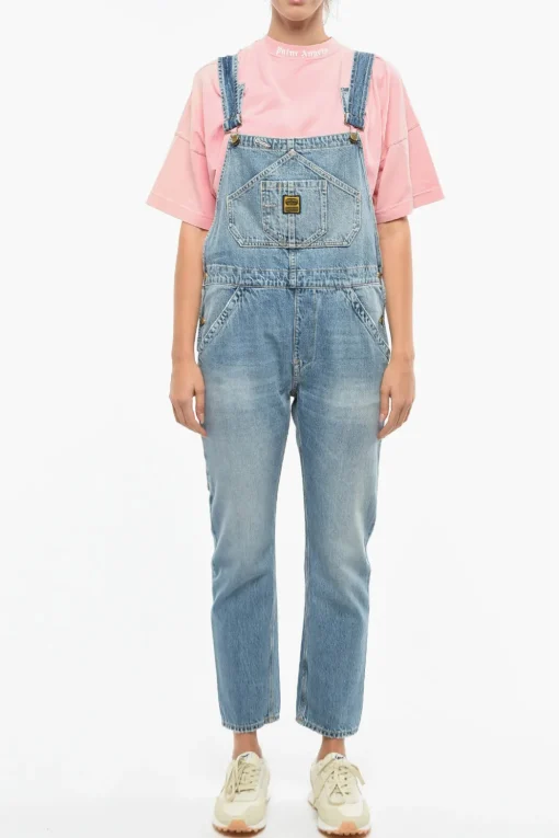 Best Salopette In Jeans Ligh-Washed Donna Pantaloni
