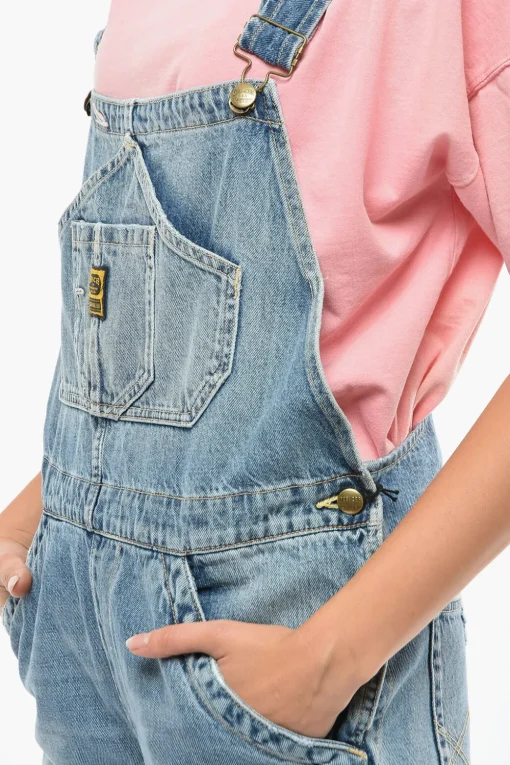 Best Salopette In Jeans Ligh-Washed Donna Pantaloni