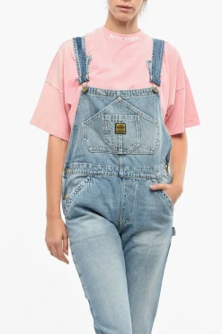 Best Salopette In Jeans Ligh-Washed Donna Pantaloni