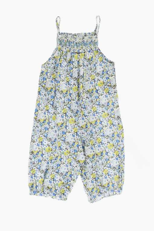 Best Salopette LILISY in Cotone Leggero a Fantasia Floreale Abbigliamento