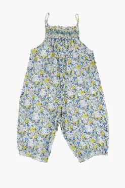 Best Salopette LILISY in Cotone Leggero a Fantasia Floreale Abbigliamento