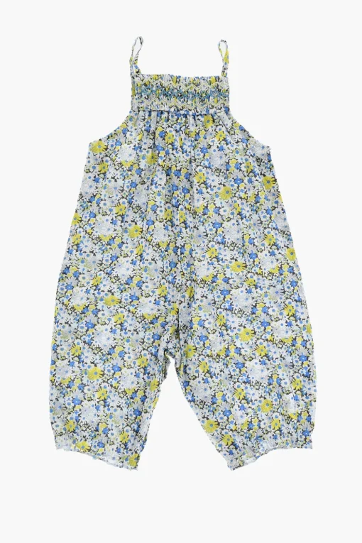 Best Salopette LILISY in Cotone Leggero a Fantasia Floreale Abbigliamento