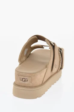 Fashion Sandali a Doppia Fibbia GOLDENSTAR In Suede Donna Ballerine|Scarpe Basse