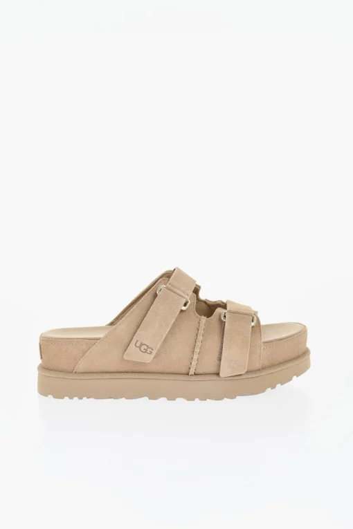Fashion Sandali a Doppia Fibbia GOLDENSTAR In Suede Donna Ballerine|Scarpe Basse