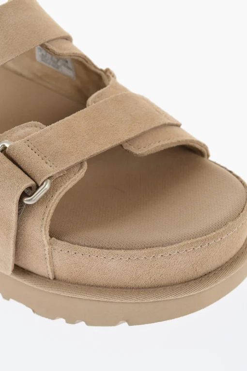 Fashion Sandali a Doppia Fibbia GOLDENSTAR In Suede Donna Ballerine|Scarpe Basse