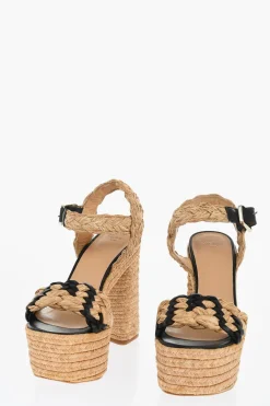 Sandali Ankle Strap AGNES In Juta Intrecciata 14cm>Castaner Hot