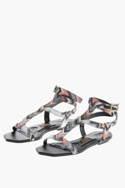 Sandali FILICUDI in Canvas Motivo Zig Zag>Missoni Fashion