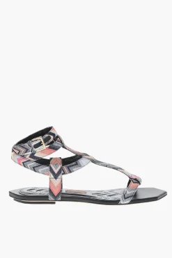 Sandali FILICUDI in Canvas Motivo Zig Zag></noscript>Missoni Fashion