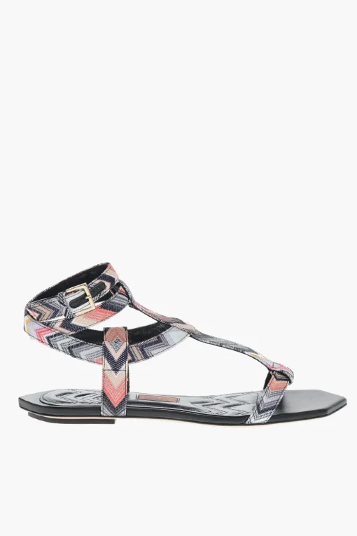 Sandali FILICUDI in Canvas Motivo Zig Zag>Missoni Fashion