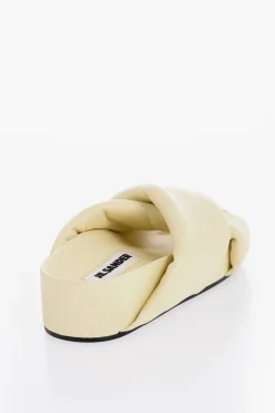 Online Sandali in Pelle con Design Criss Cross Donna Ballerine|Scarpe Basse