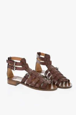 Sandali In Pelle Con Fibbie>Church's Outlet