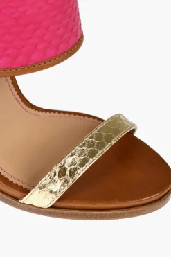 Sandali in Pelle di Serpente ESSENTIAL con Tacco in Sughero 12cm></noscript>Dsquared2 Clearance