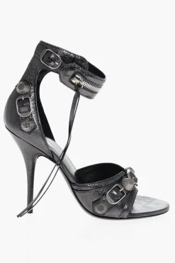 Sandali in Pelle Lamè CAGOLE con Borchie 11cm></noscript>Balenciaga Hot