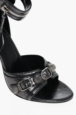 Sandali in Pelle Lamè CAGOLE con Borchie 11cm></noscript>Balenciaga Hot