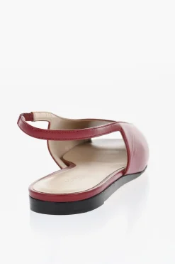 Sale Sandali In Pelle Slingback Donna Ballerine|Scarpe Basse