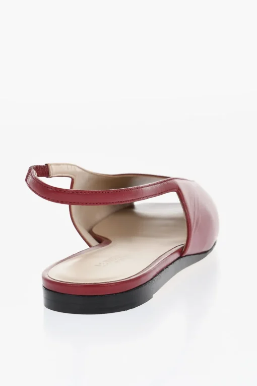 Sale Sandali In Pelle Slingback Donna Ballerine|Scarpe Basse