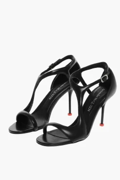Sandali in Pelle SUPPLENESS con Tacco a Spillo 10cm>Alexander McQueen Online