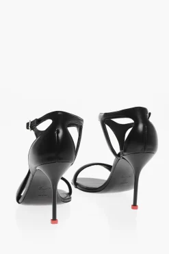 Sandali in Pelle SUPPLENESS con Tacco a Spillo 10cm>Alexander McQueen Online