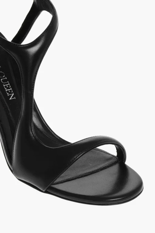 Sandali in Pelle SUPPLENESS con Tacco a Spillo 10cm>Alexander McQueen Online
