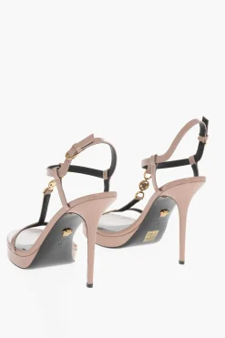 Online Sandali in Vernice MEDUSA con Suola Platform 11cm Donna Scarpe Con Tacco