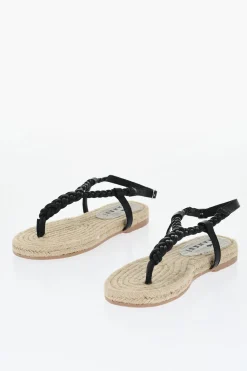 Sandali Infradito CANYON In Pelle Intrecciata>Manebi Discount