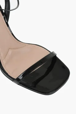 Sale Sandali Lace-Up in Pelle Lucida Tacco 10.5cm Donna Scarpe Con Tacco