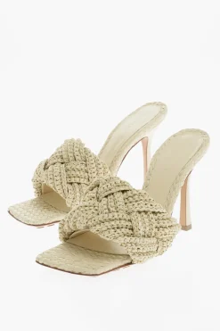 Online Sandali LIDO In Raffia Intrecciata Tacco 11 cm Donna Scarpe Con Tacco