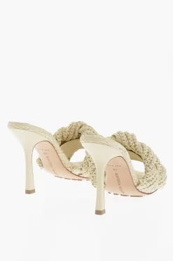 Online Sandali LIDO In Raffia Intrecciata Tacco 11 cm Donna Scarpe Con Tacco