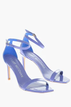 Sale Sandali NUNAKED in Vernice con Cinturino alla Caviglia 9cm Donna Scarpe Con Tacco