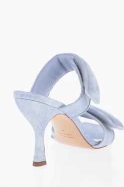 Fashion Sandali PERNI In Denim Stonewashed 10cm Donna Scarpe Con Tacco