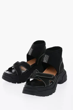 Outlet Sandali Scamosciati Con Suola Carrarmata Donna Ballerine|Scarpe Basse