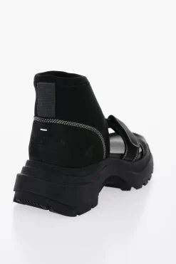 Outlet Sandali Scamosciati Con Suola Carrarmata Donna Ballerine|Scarpe Basse