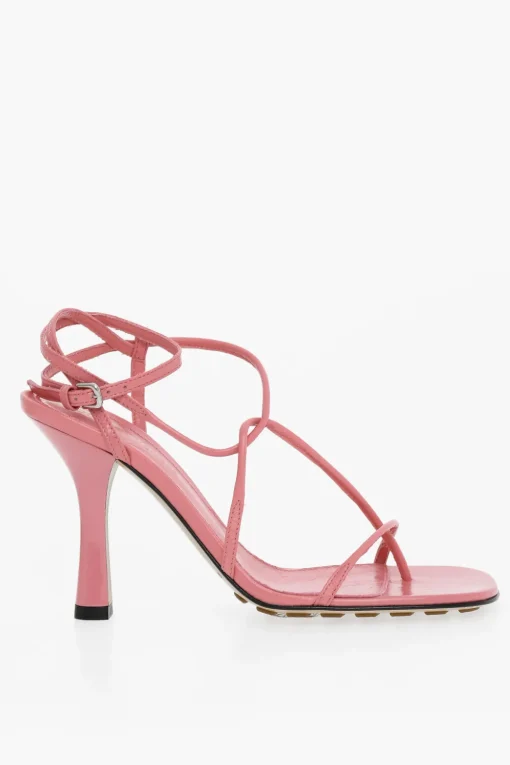 Outlet Sandali THE LINE in Pelle 9cm Donna Scarpe Con Tacco